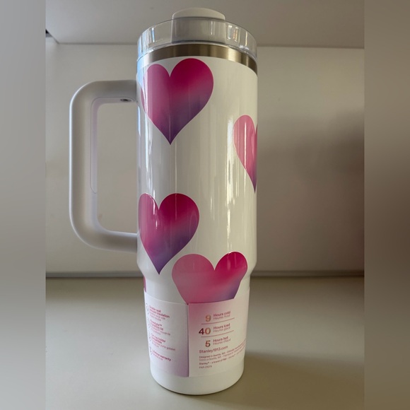 Stanley 30oz H20 Flowstate Quencher Tumbler Frost Heart Gradient NWT - Picture 3 of 5